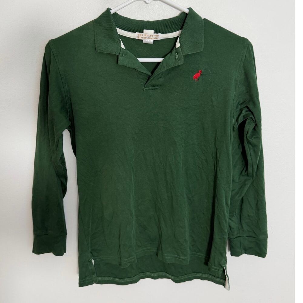 The Beaufort Bonnet Company Long sleeve Polo size 12 Pima Cotton